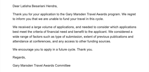 Gary Marsden Award
