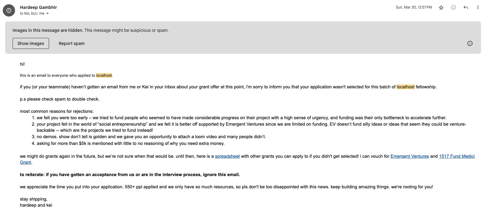 Localhost Fellowship